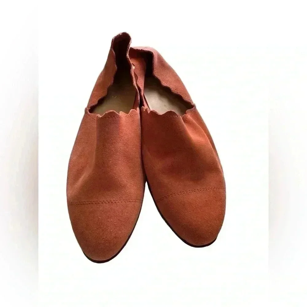 Anthropologie Klub Nico Georgette Ink Suede Flat